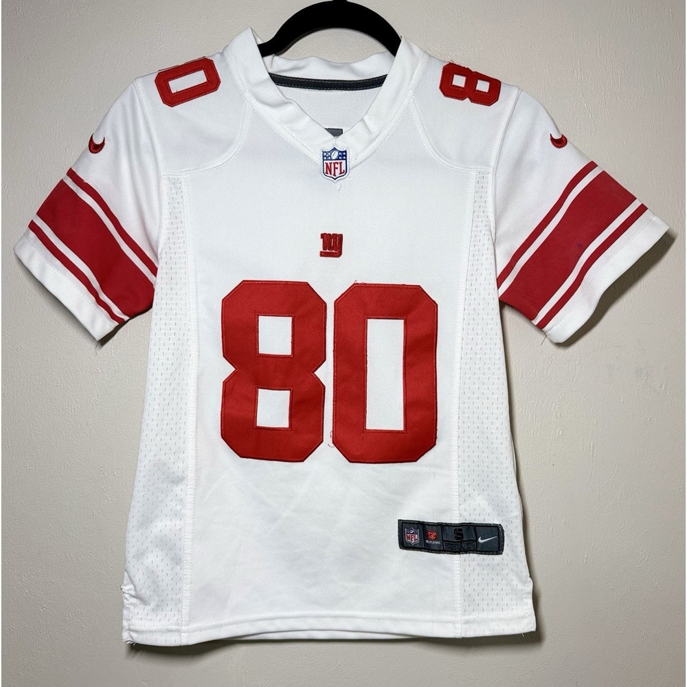 NFL New York Giants #80 Victor Cruz Nike On Field Jersey Kids Size Small 8